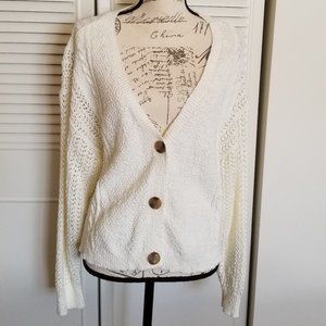 Lucky Brand Cream Cardigan